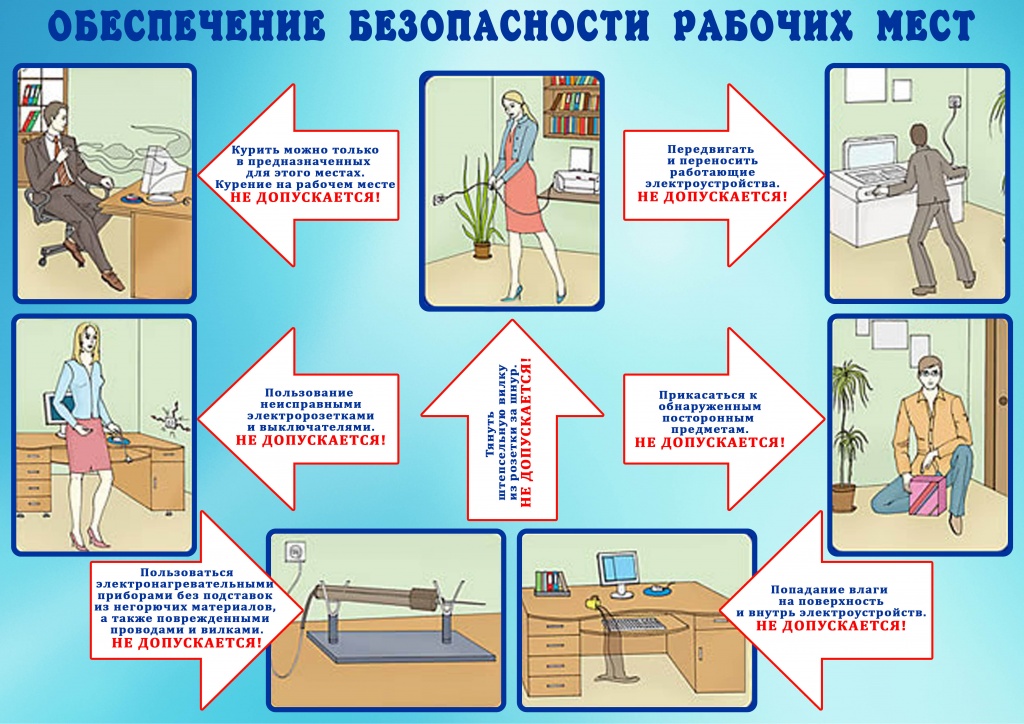 Схема по технике безопасности